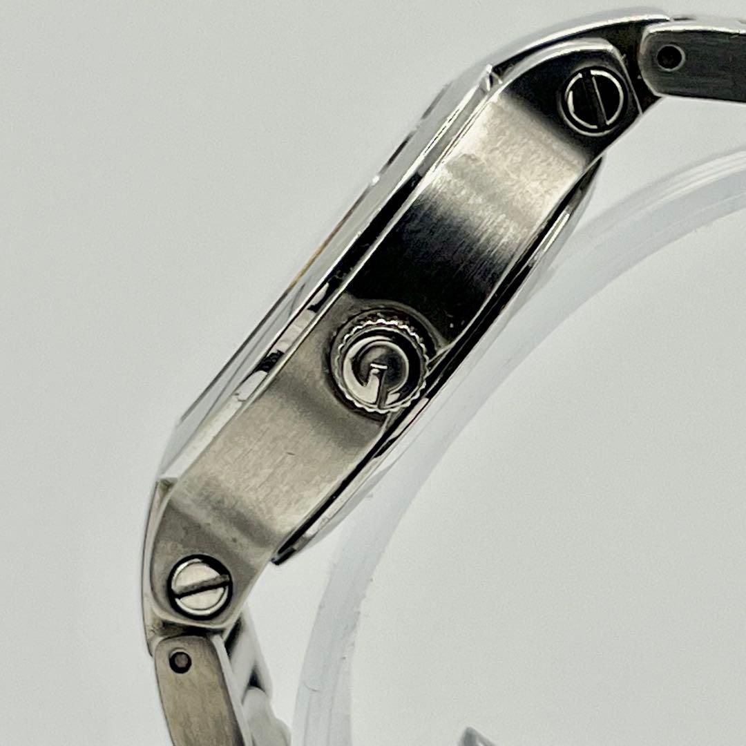 【新品電池/稼動品】GUCCI グッチ 8900L デイト シルバー 黒文字盤