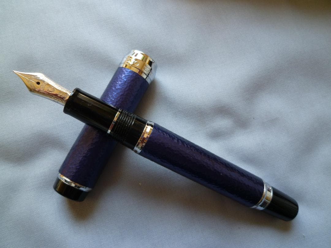 セーラー×大分 JAPAN BLUE 藍色アルミ万年筆