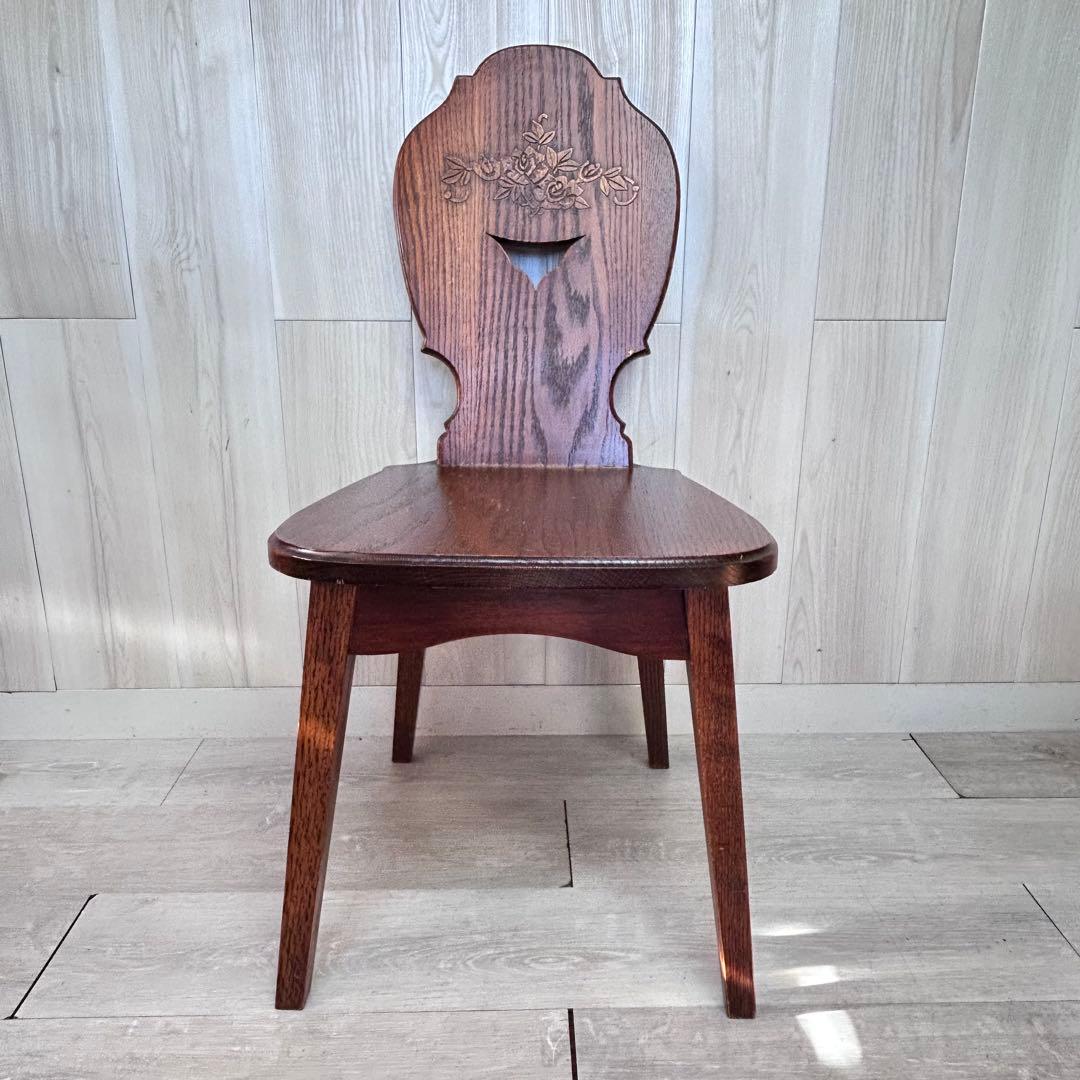 【三越家具 】ブルージュ カントリースタイル ダイニングチェア　アンティーク