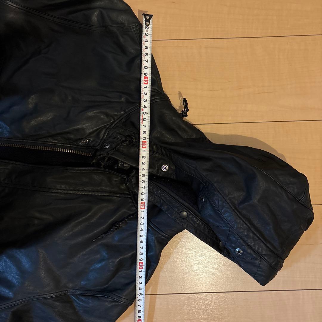 シシ　sisii メンズ　レザージャケット　モッズコート