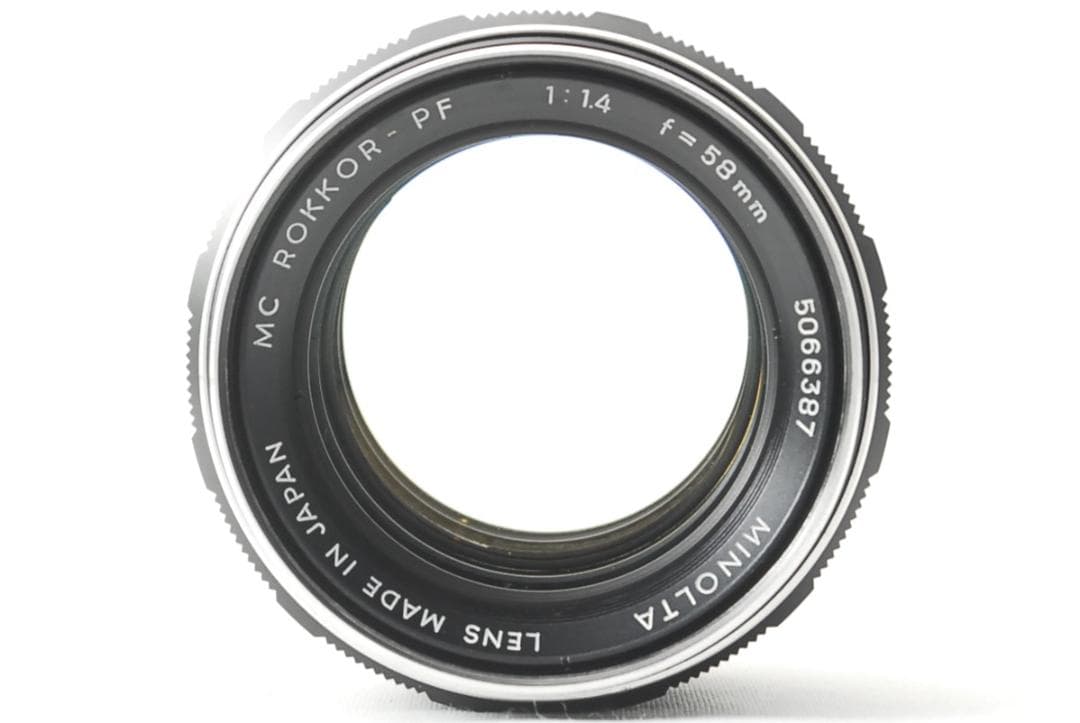 【整備済】ミノルタSRT101 ＆ MC ROKKOR-PF 58mm F1.4