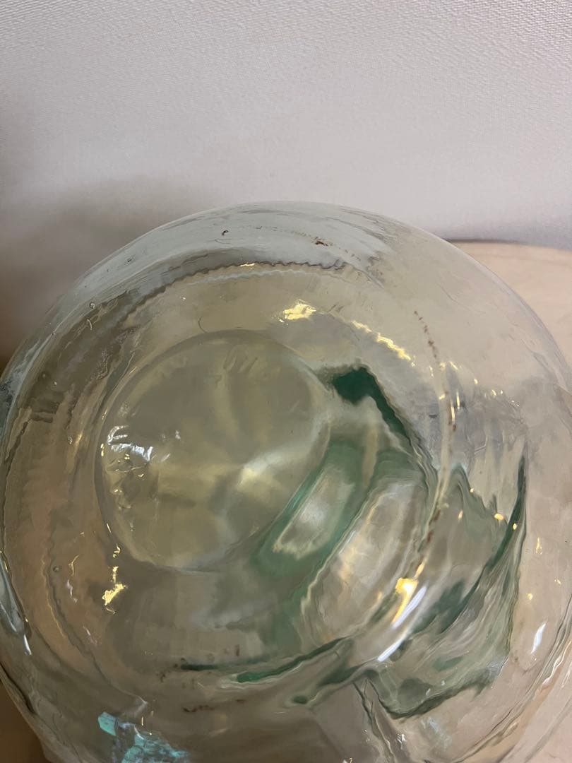 ITALY 変形ガラス フラワーベース 金魚鉢 インテリア ガラス