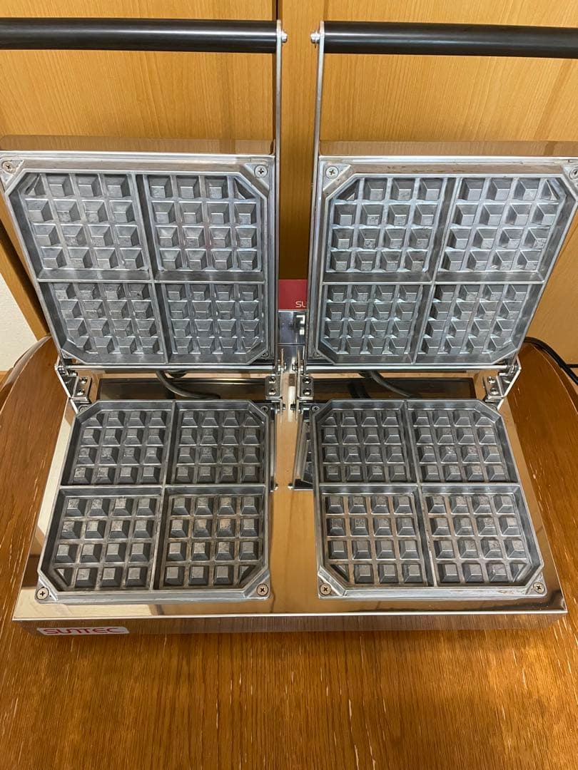 Suntec ダブルワッフルメーカー　ワッフルベーカー　ベルギー/リエージュ