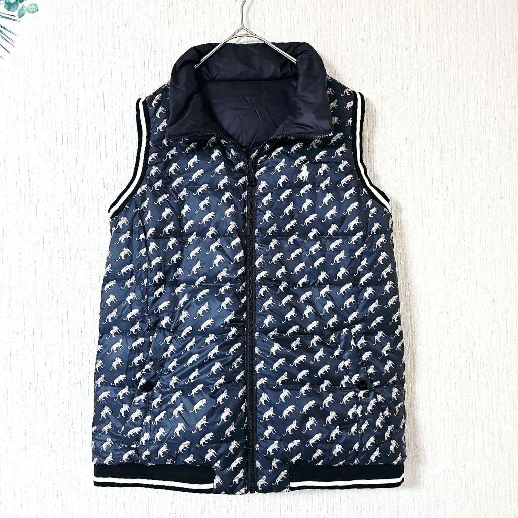 【POLO GOLF by Ralph Lauren】豹柄ベスト リバーシブル
