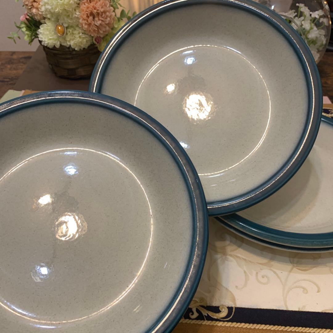希少　ウェッジウッド ブルー　パシフィック　20cmサラダボウル　6枚