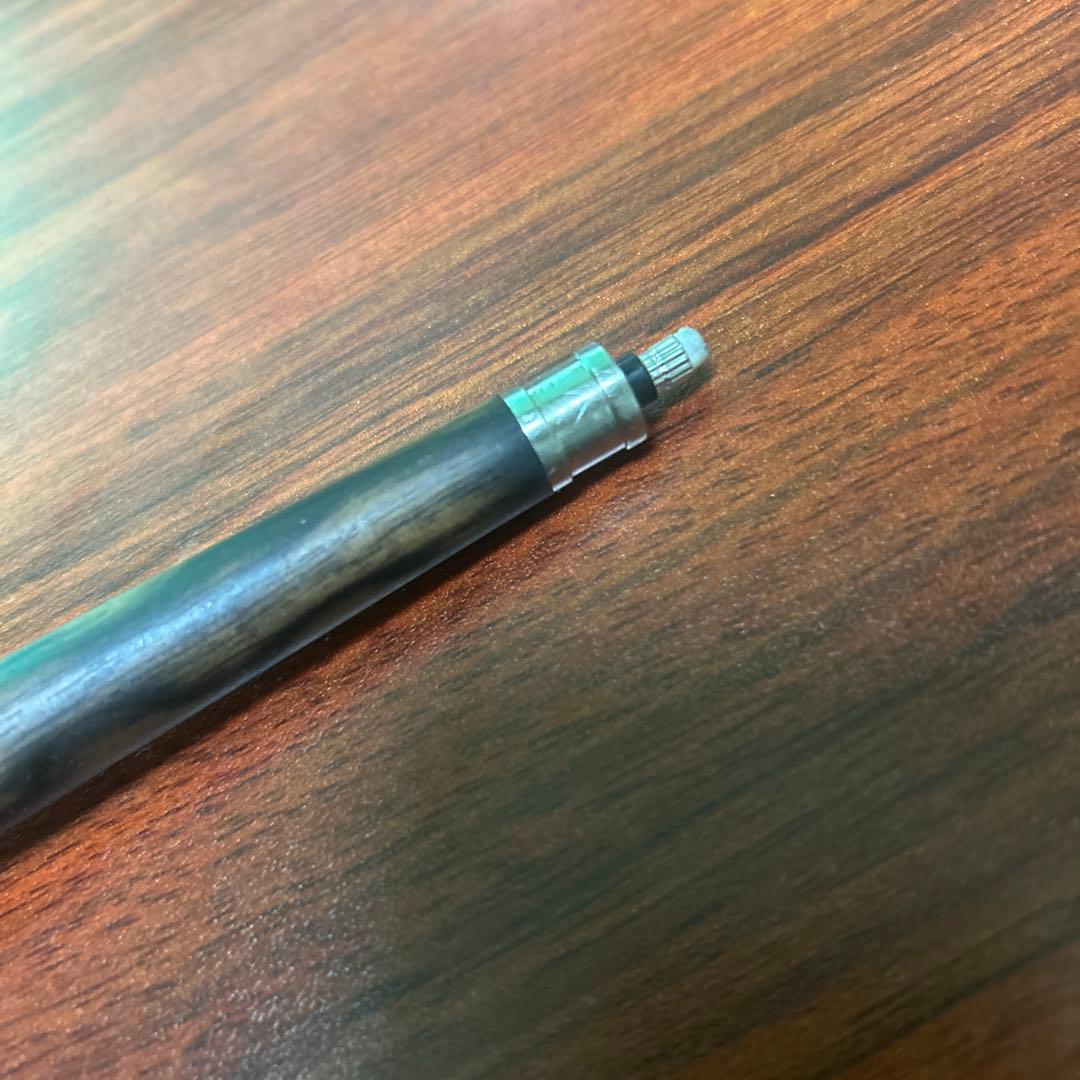 工房楔　黒柿孔雀木　0.5mm シャーペン (※ペン立てのカニは付いてきません)