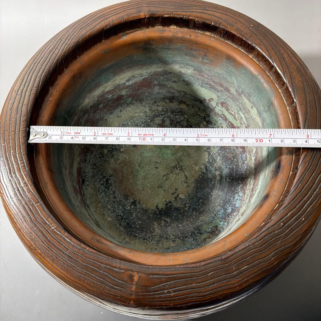 桐材 秋草蒔絵 火鉢 虫の音 螺鈿 陽刻 梨地