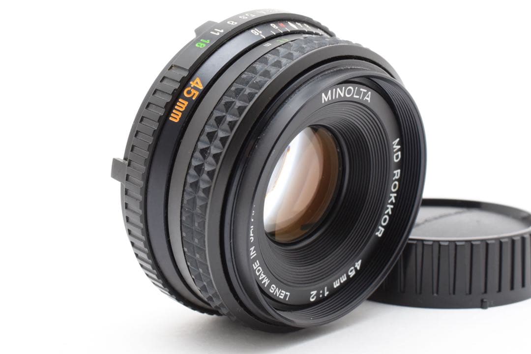 【美品】MINOLTA MD ROKKOR 45mm F2
