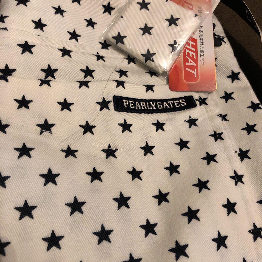 パーリーゲイツ・プラスヒート星柄プリントパンツ