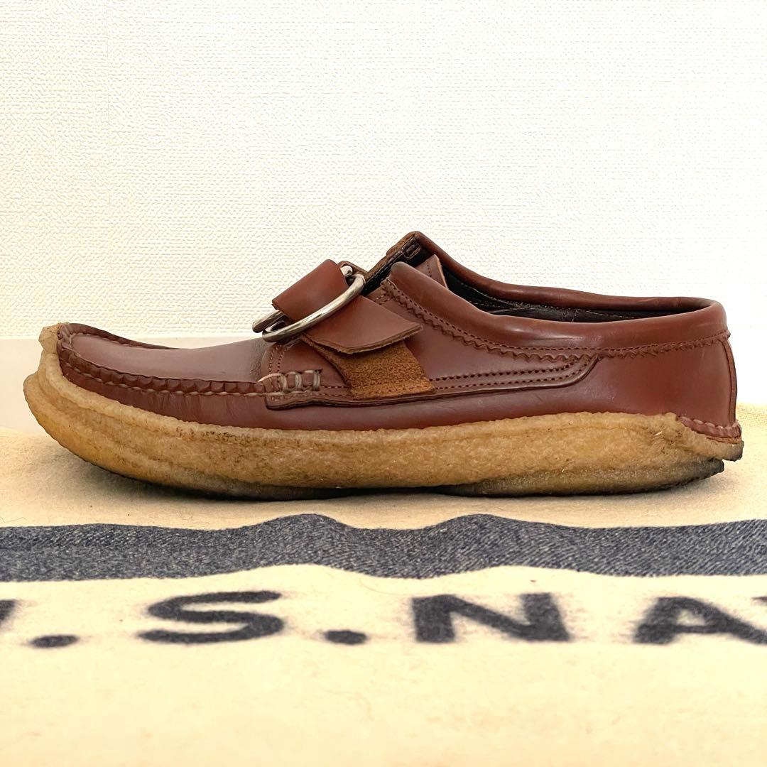 ユケテン センターリング モック モカシン レザー　シューズ US8 26cm