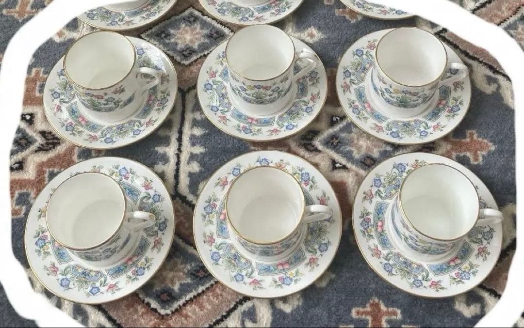 ロイヤル・ウースター　メイフィールド　デミタス　MAYFIELD 6セット 未使