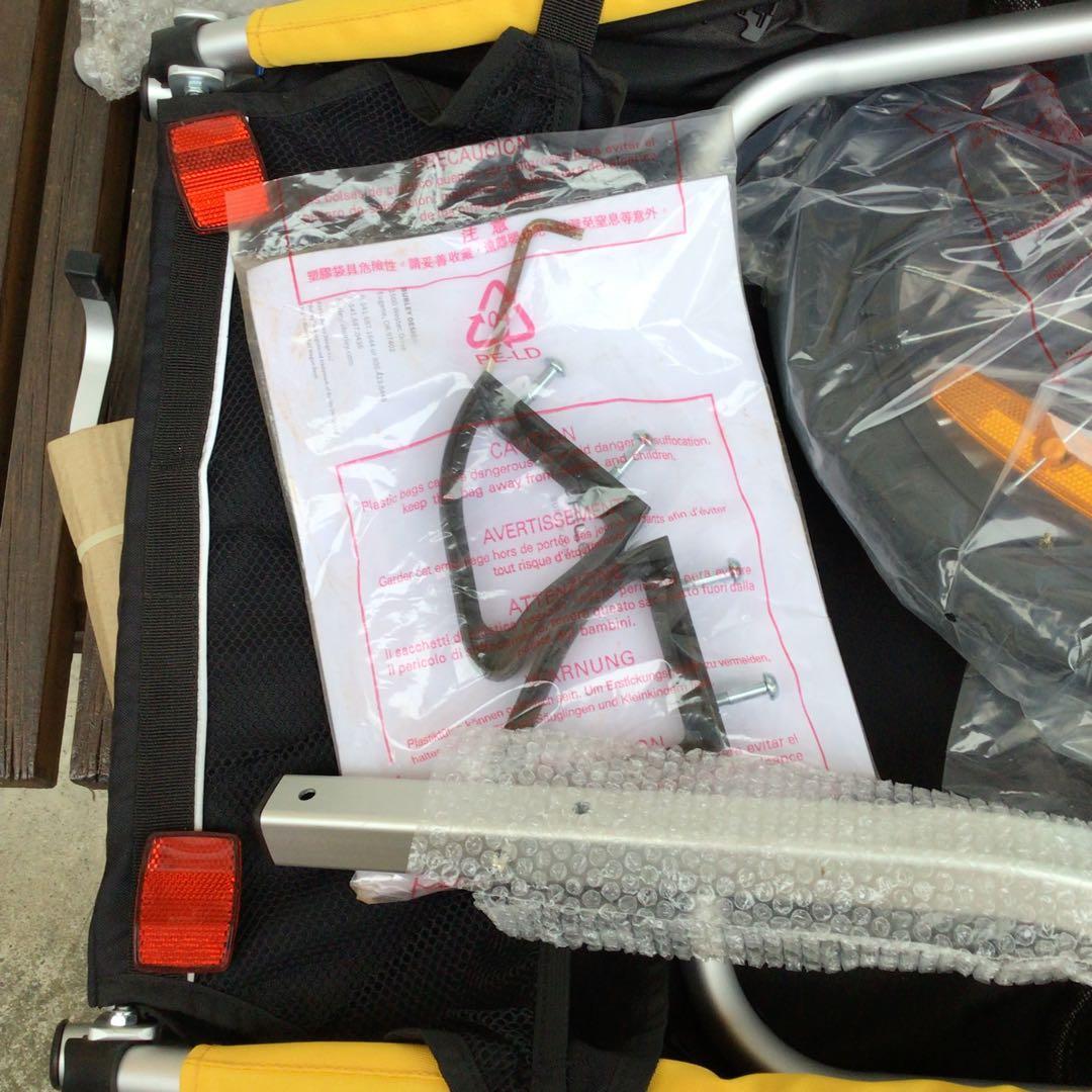 BURLEY ペットカート 自転車　専用　イエロー/ブラック