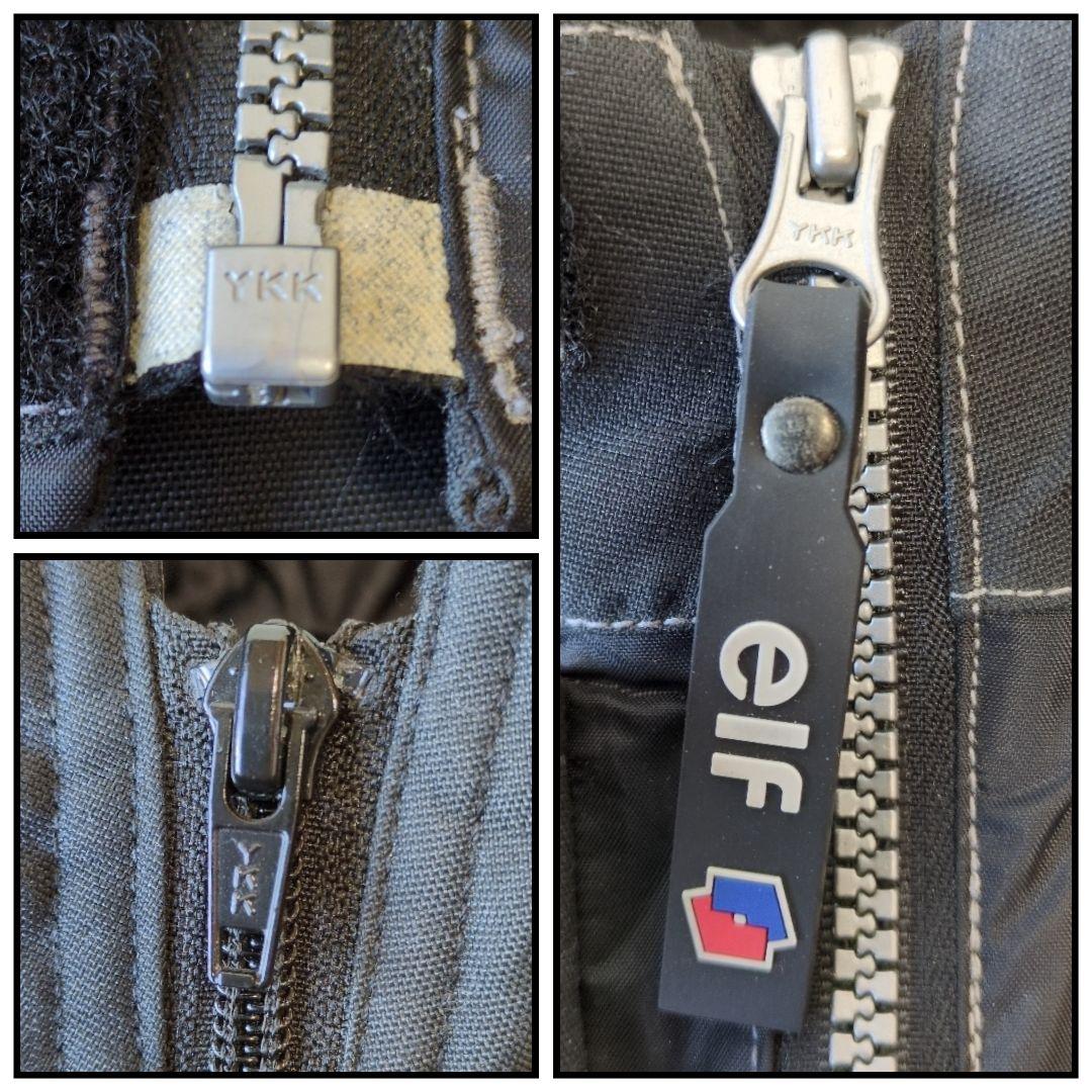 ✨美品✨ elf ジャケット LLサイズ 黒 ブラック バイクウェア