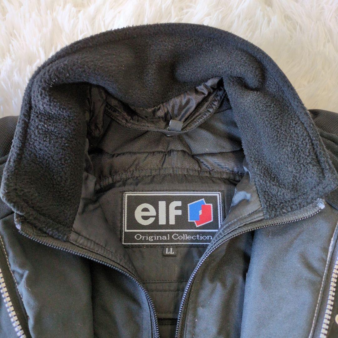 ✨美品✨ elf ジャケット LLサイズ 黒 ブラック バイクウェア