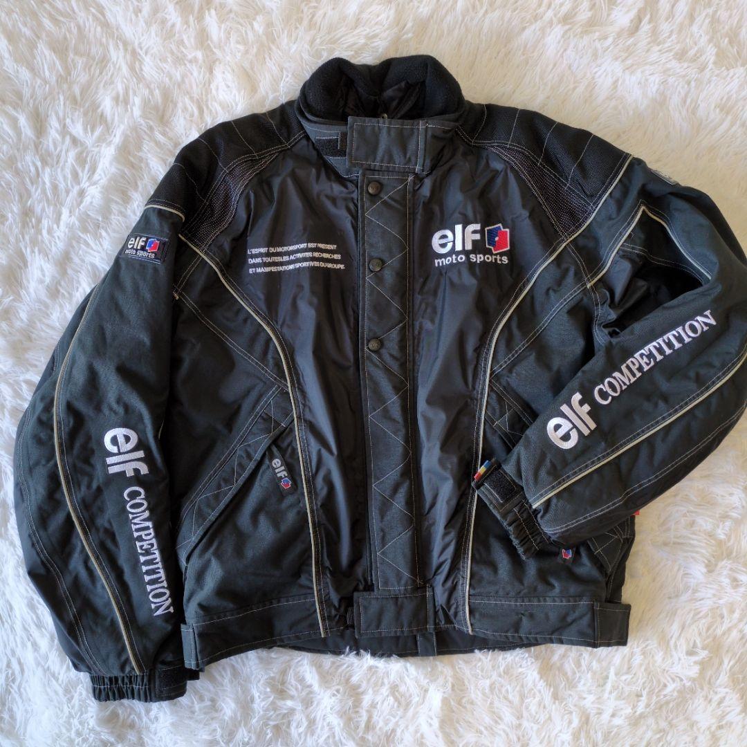 ✨美品✨ elf ジャケット LLサイズ 黒 ブラック バイクウェア