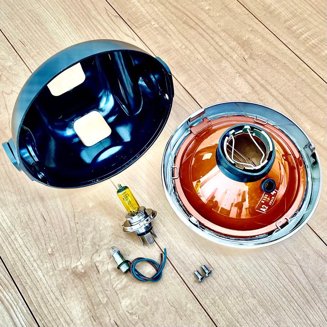 masaru！　当時物 CIBIE シビエ 凹みヘッドライト CB400F