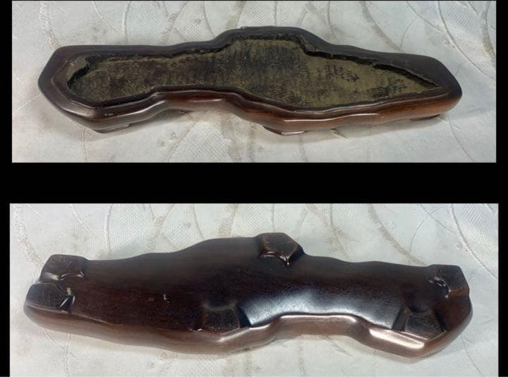 2424 若桜三倉石 硯屏石 ウブ  横33×高26(cm) 7.26kg