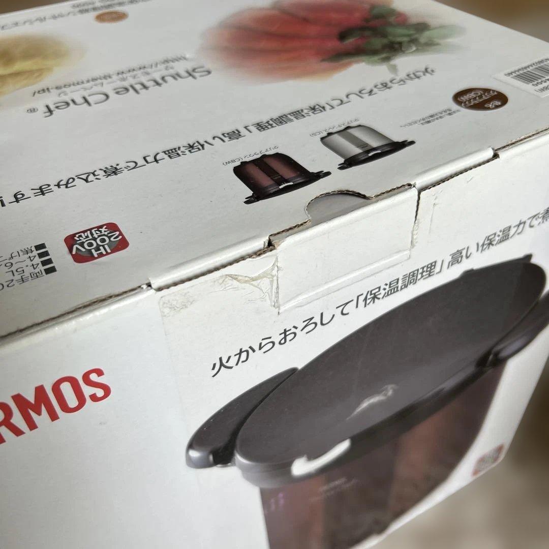 【新品未使用】サーモス 真空保温調理器シャトルシェフ 3.0L クリアステンレス