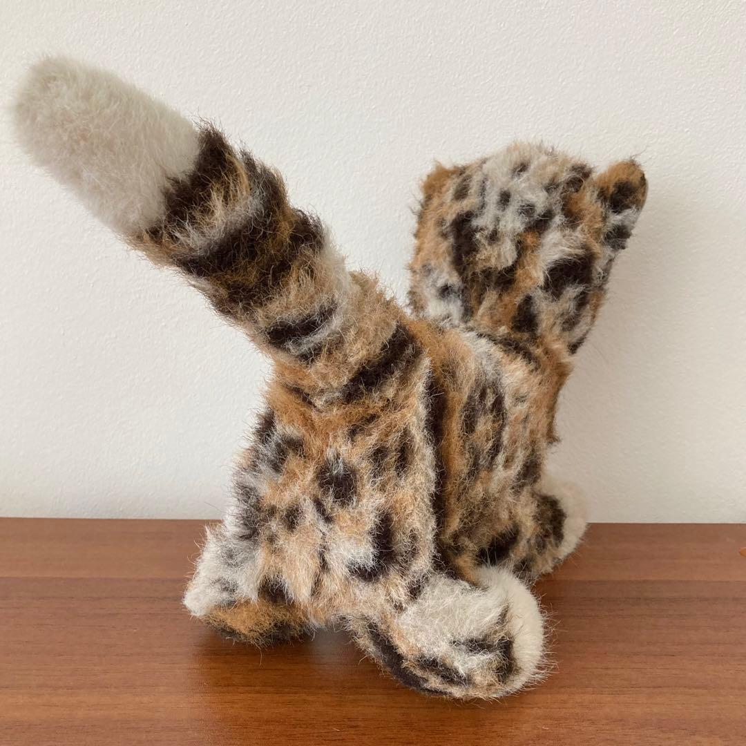 シュタイフ　猫　ネコ　茶トラ　ぬいぐるみ　ドイツ　ヴィンテージ