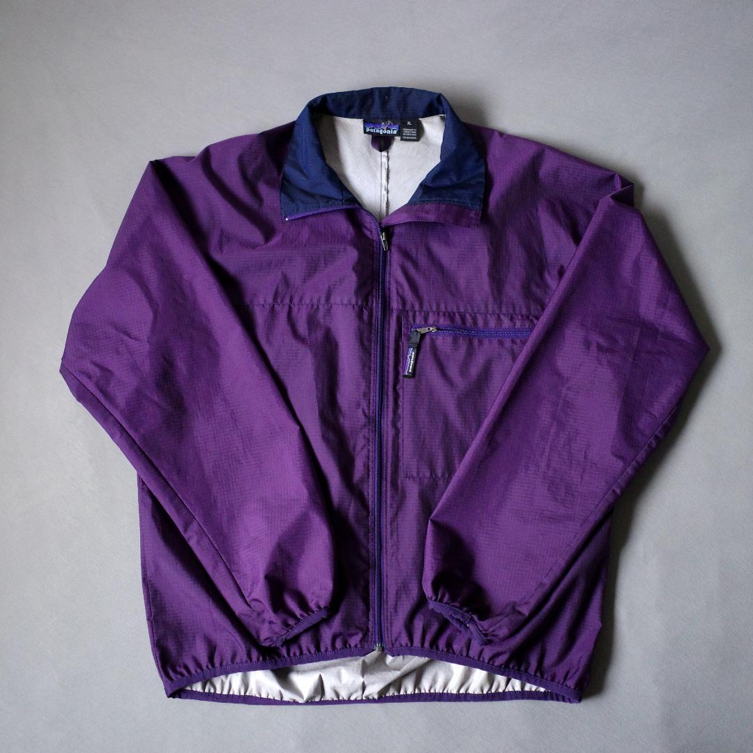て*ぺ様 希少 96年製 パタゴニア ウインドシェル XL パープル コスタリカ