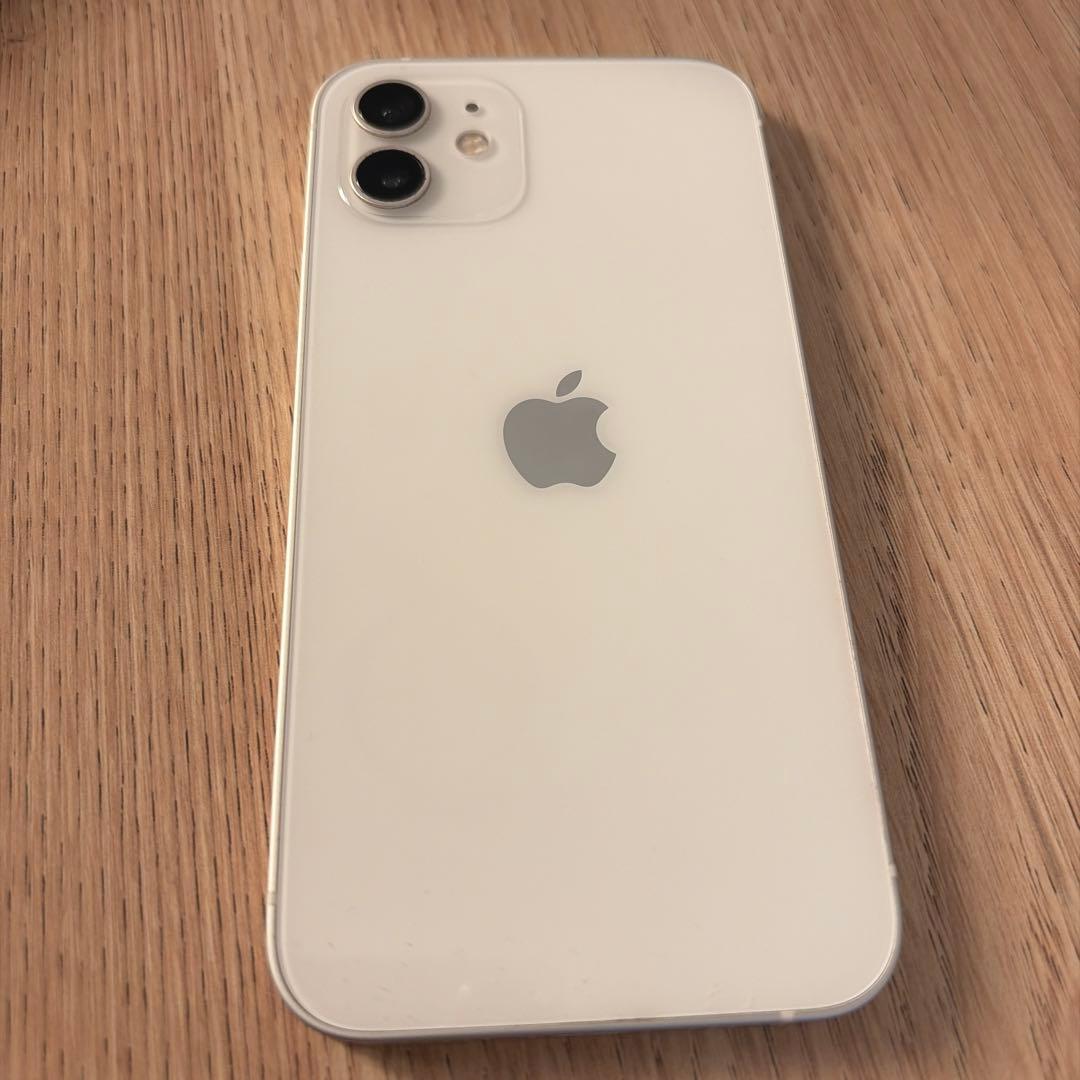【美品】iPhone12 本体 64GB ホワイト SIMフリー