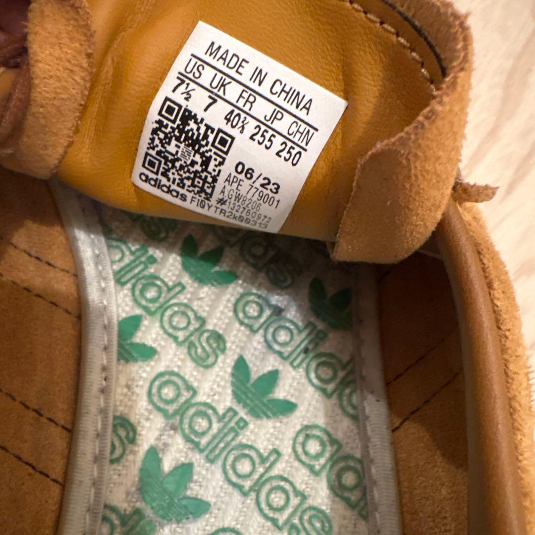 adidas tabacco 25.5cm ブラウン