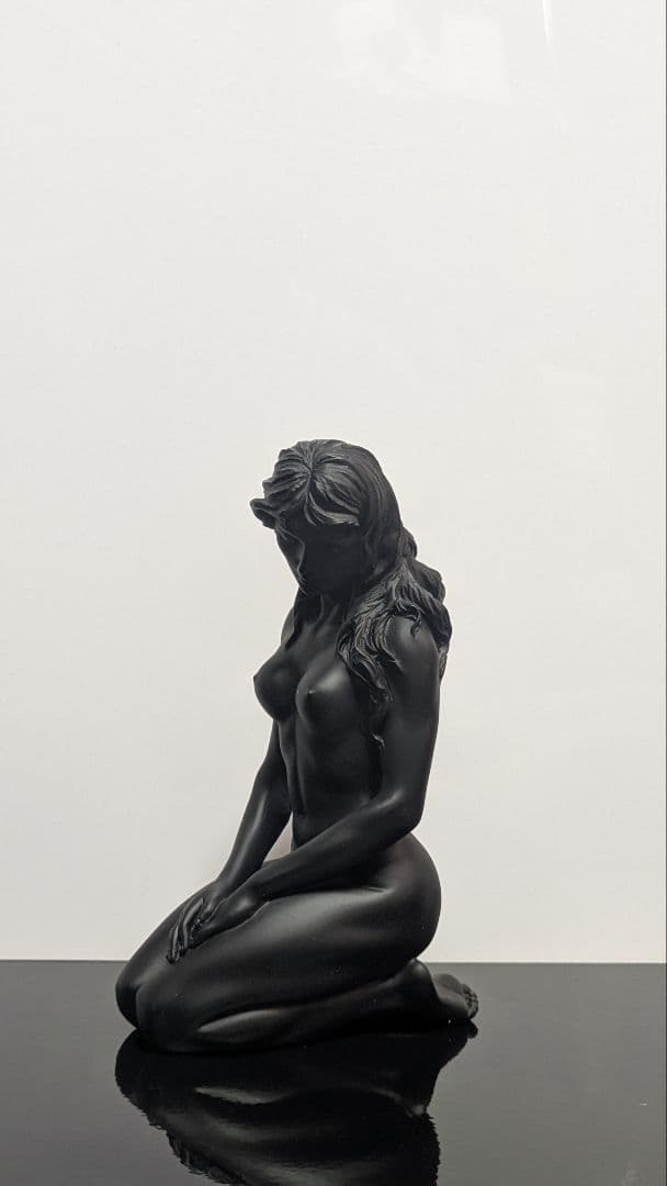 女神 天使 女性 裸体 彫刻 置物 アンティーク 神話