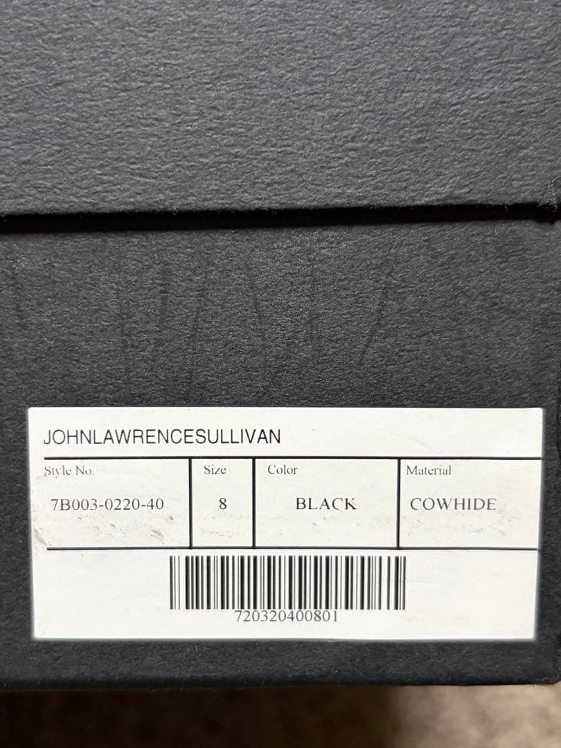 JOHN LAWRENCE SULLIVAN スクエアトゥブーツ リザード