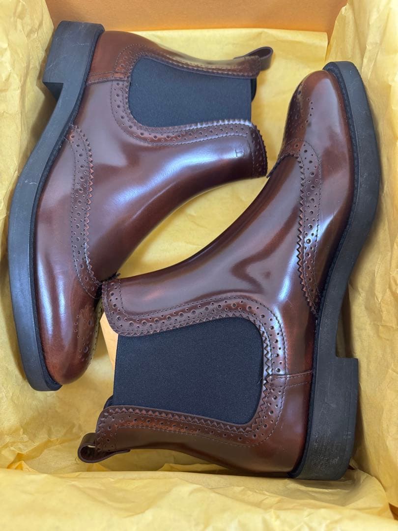 ち*ち様 新品！tod's トッズ　ショートブーツ　38 サイドゴアブーツ