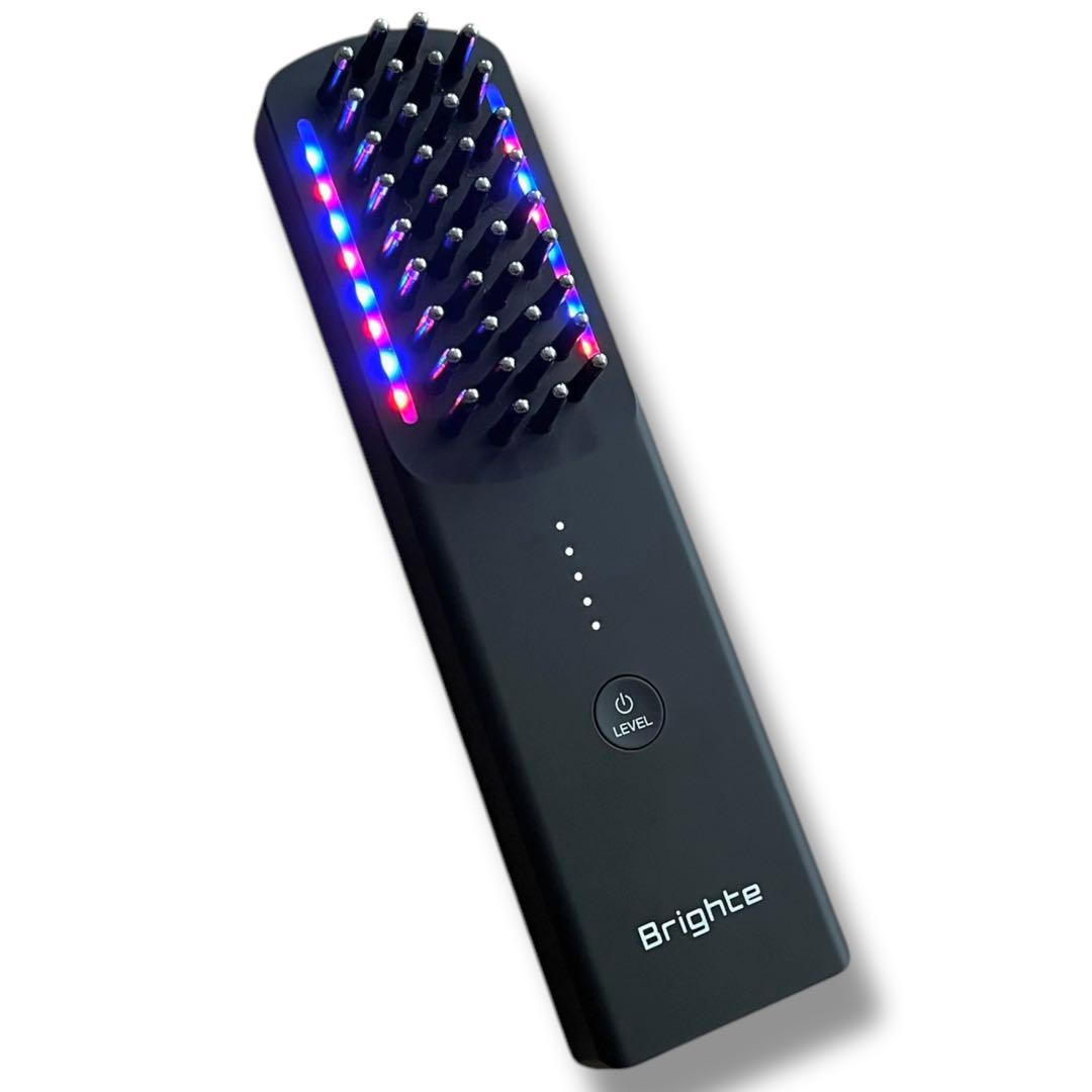 極美品 Brighte エレキブラシ 美顔器 電気ブラシ ボディケア 頭皮ケア