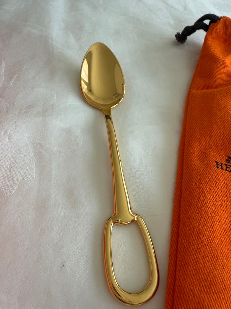 新品未使用ゴールドデザートスプーン 〈グラン・アトラージュ〉2本セット本物保証