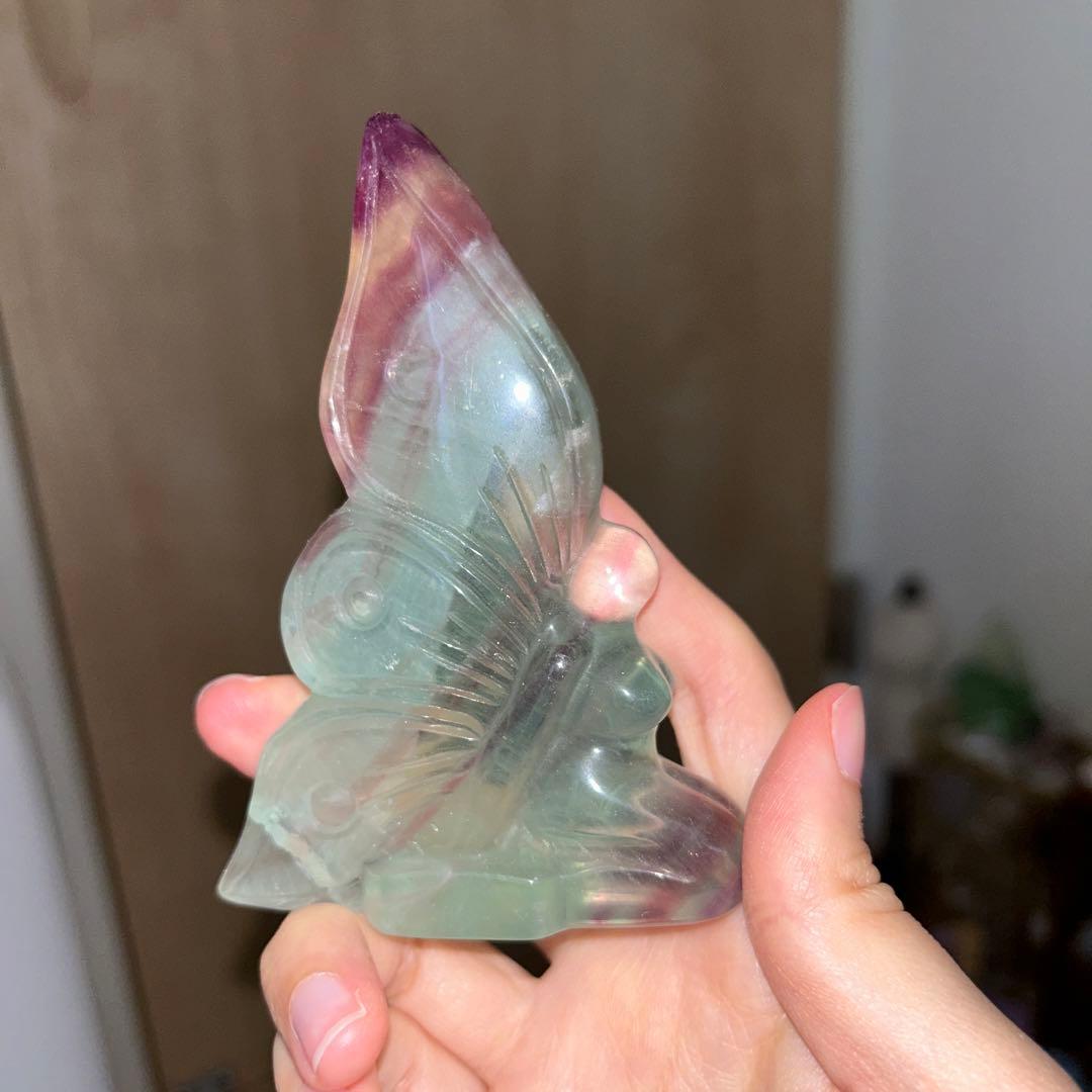 キャンディ フローライト 妖精 高品質 天然石