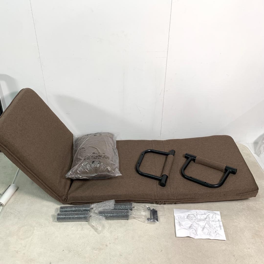 訳あり新品ソファーベッド 一人用　座椅子　ソファ1621-220