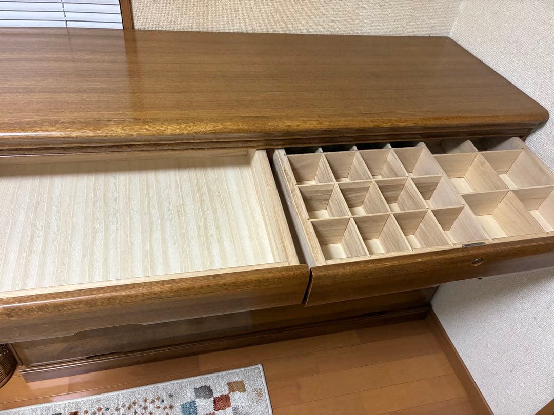 ローチェスト 家具 チェスト 4段 鍵付き