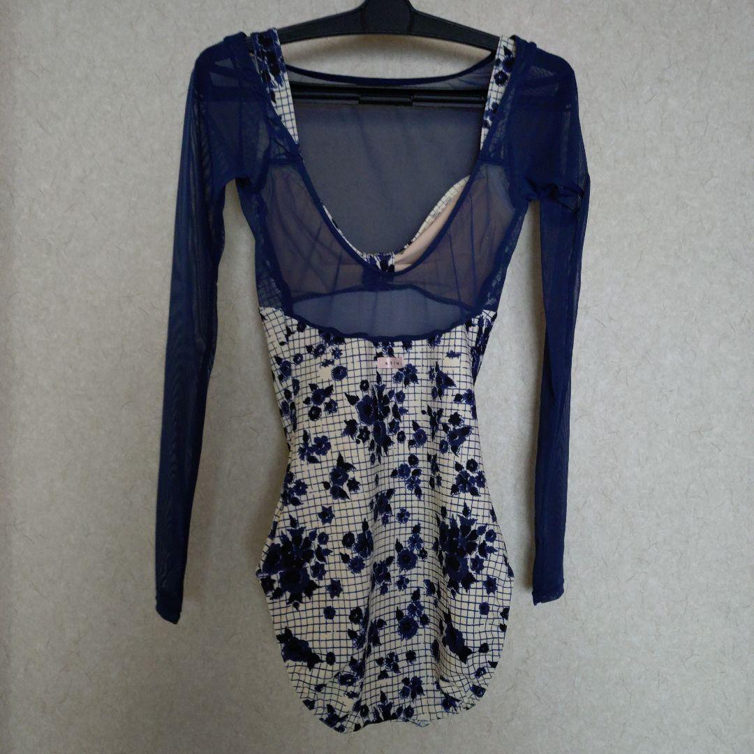 stinaレオタード新品未使用typeL navy ray M スティナ