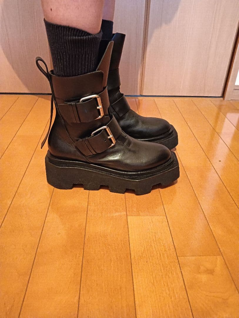 【美品】ピアッカセッテ　ブラック　ブーツ