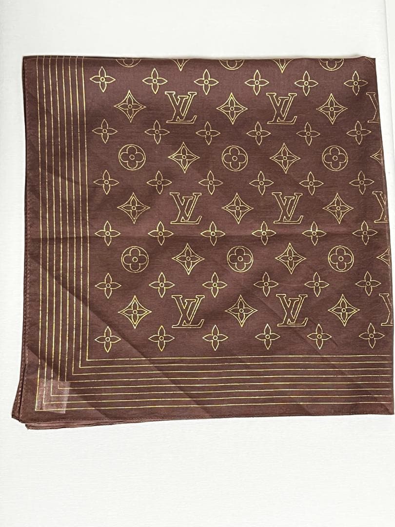 LOUIS VUITTON モノグラム ハンカチ コットン