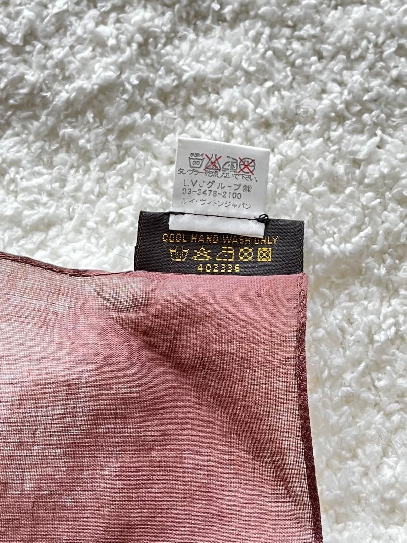 LOUIS VUITTON モノグラム ハンカチ コットン