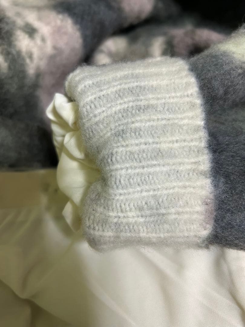 トップス AMERI TEXTURE ART FLOWER KNIT CARDIGAN