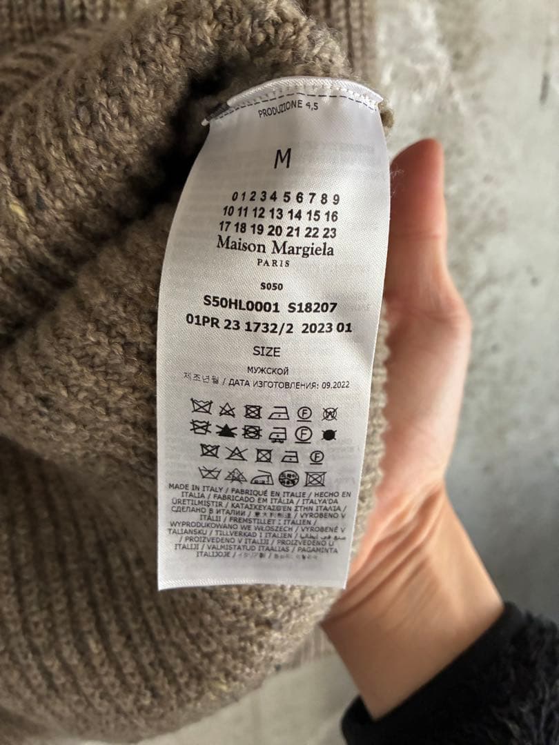 maison margiela ニット　カシミヤ　メゾンマルジェラ