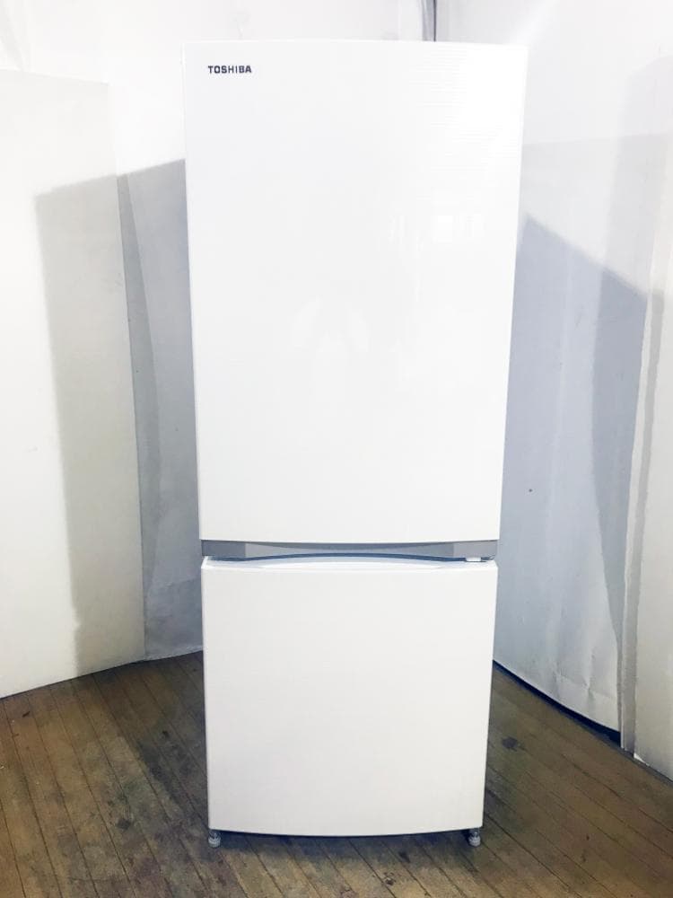 本州外30日迄！送料無料★東芝 153L 冷蔵庫【G-M15BS-W】