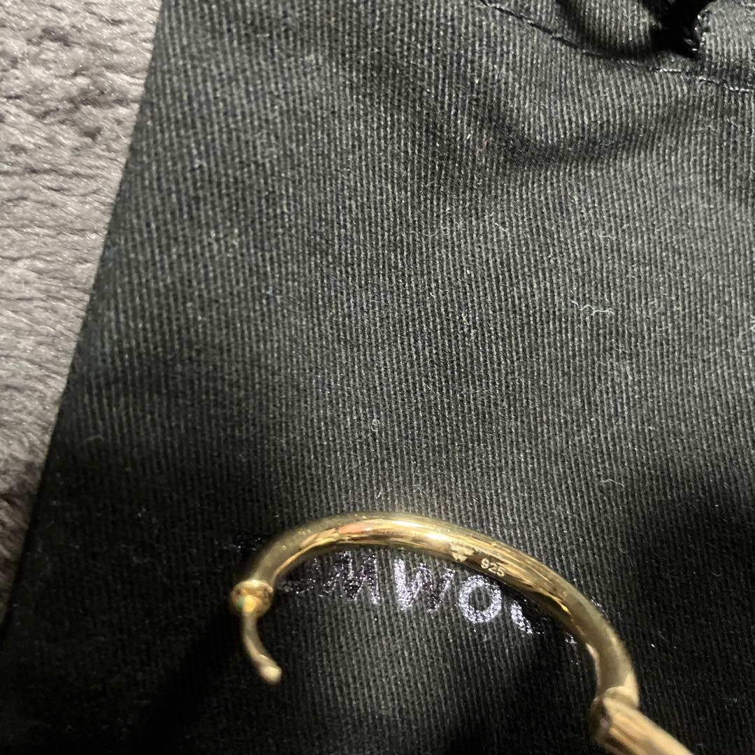 トムウッド　classic hoop large gold ピアス　金