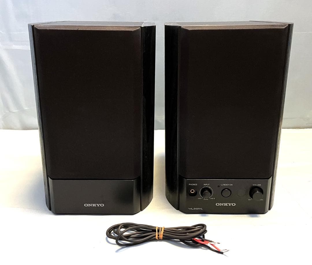 【動作OK！！ 】パワード(アンプ内蔵)スピーカー　ONKYO　GX-500HD