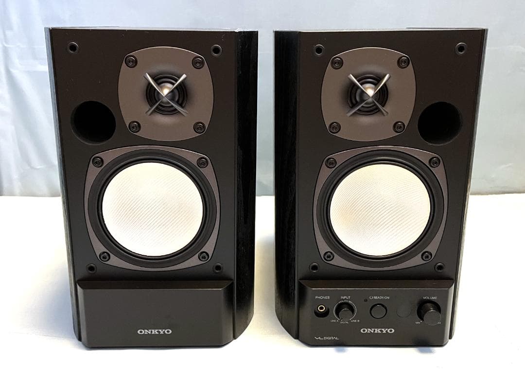 【動作OK！！ 】パワード(アンプ内蔵)スピーカー　ONKYO　GX-500HD