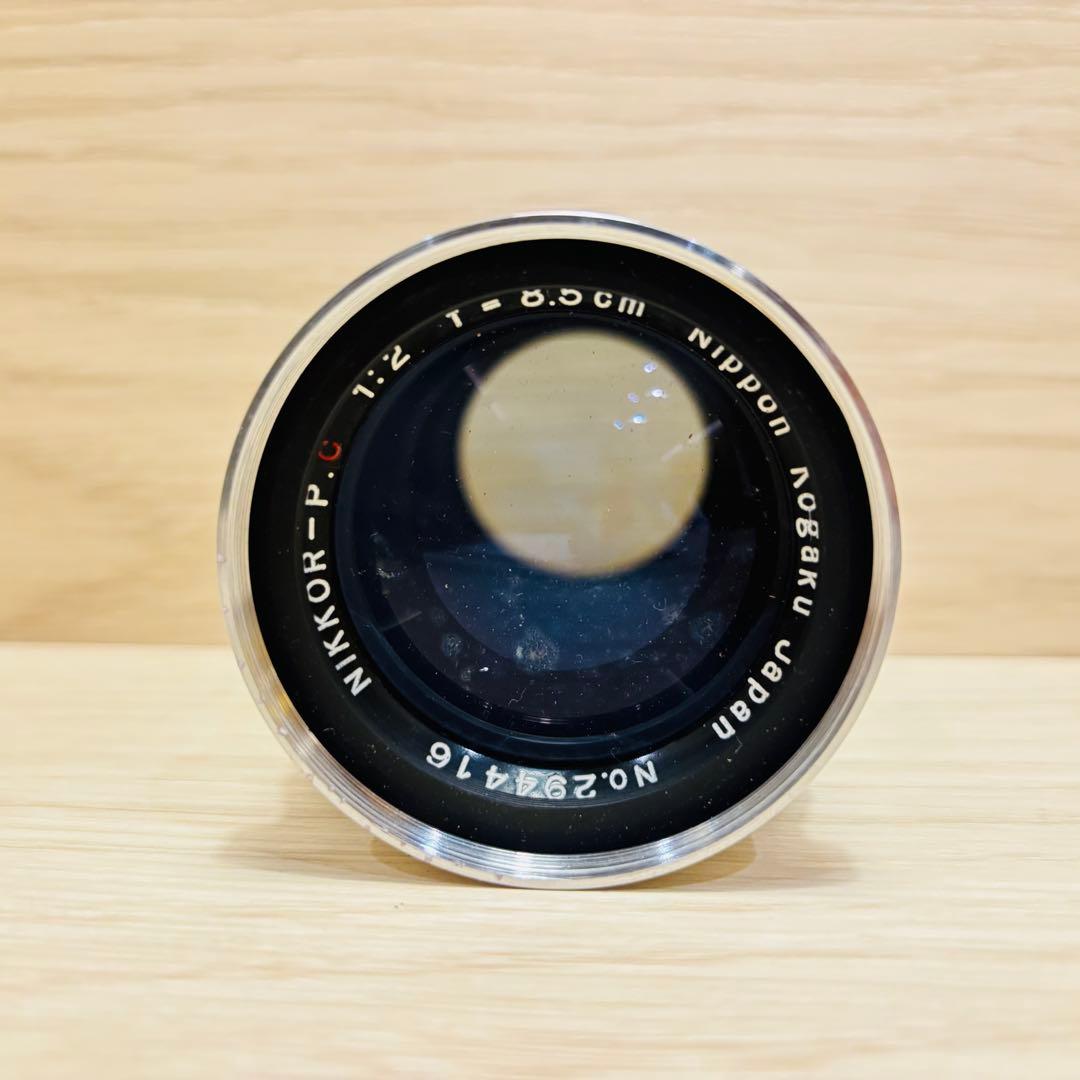 【ジャンク品】Nikon NIKKOR-P.C 8.5cm F2 Sマウント
