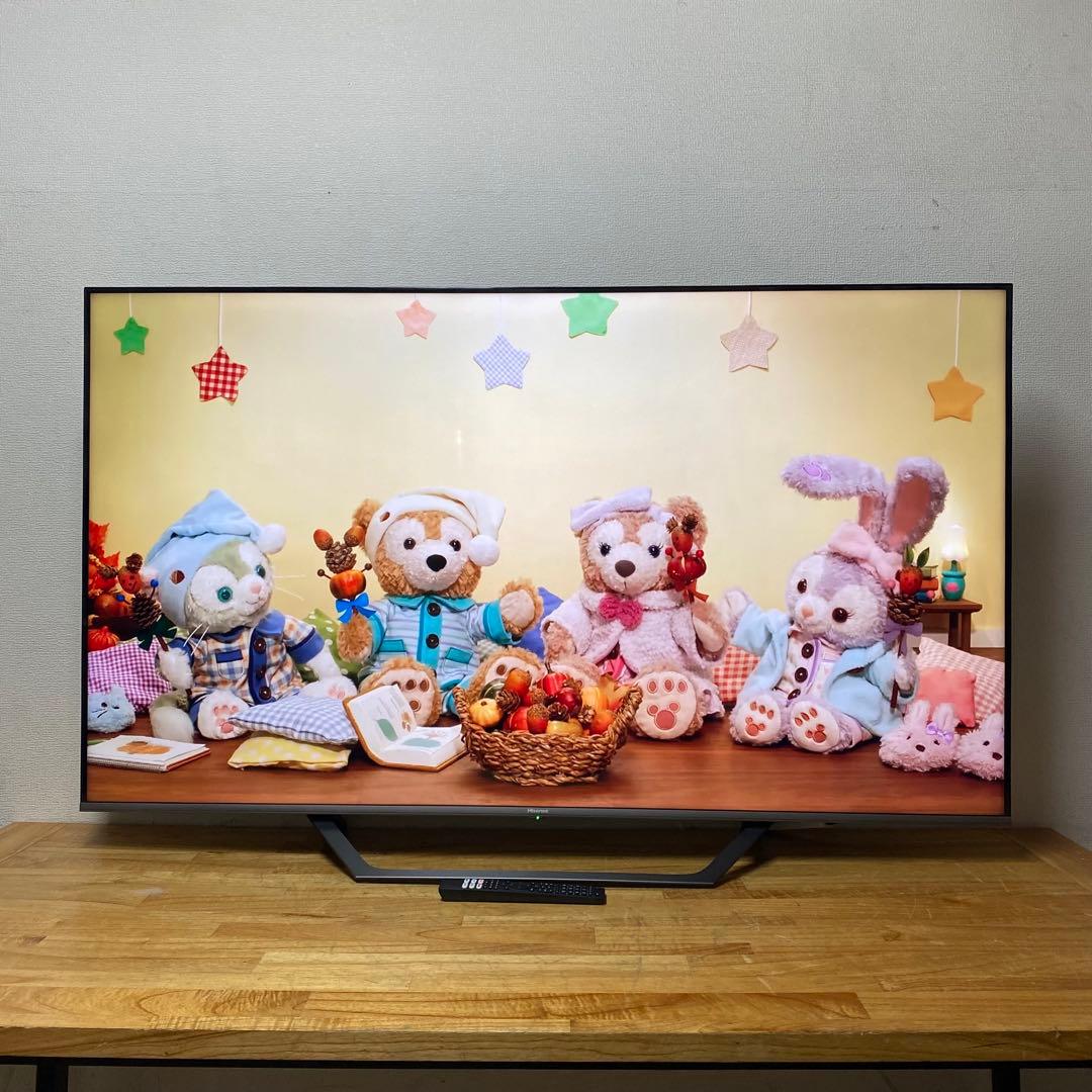 ハイセンス 65V型 4K液晶テレビ 65U7FG スマートテレビ 動画アプリ○