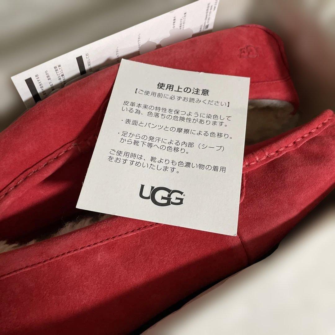 UGG W Ansley レッド モカシン