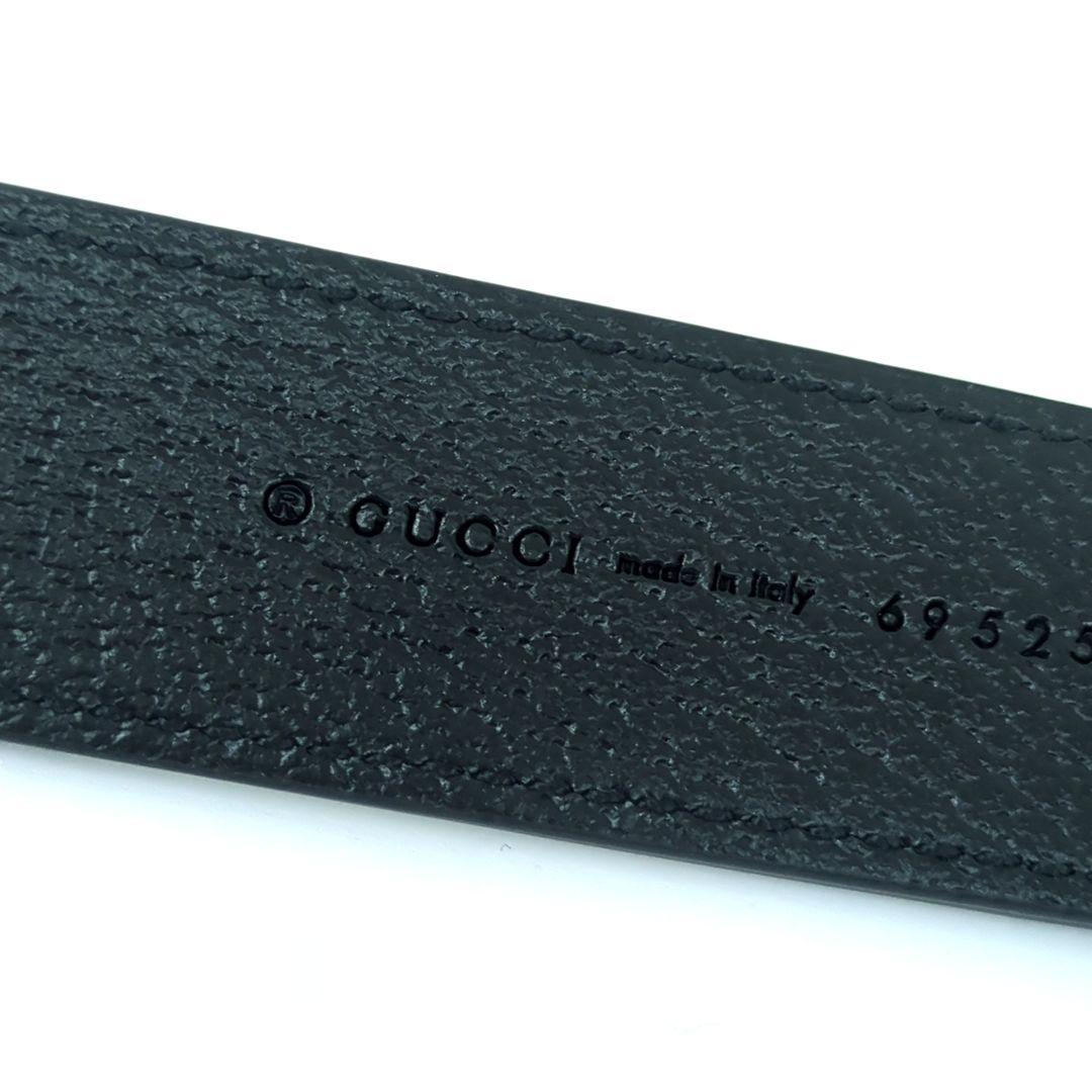 グッチ GUCCI インターロッキングG ラージ 犬用　首輪　レザー　ブラック