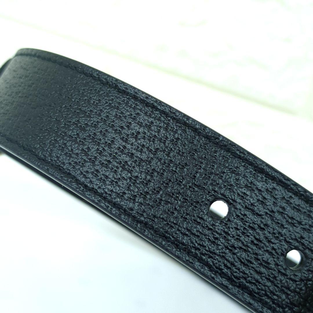 グッチ GUCCI インターロッキングG ラージ 犬用　首輪　レザー　ブラック