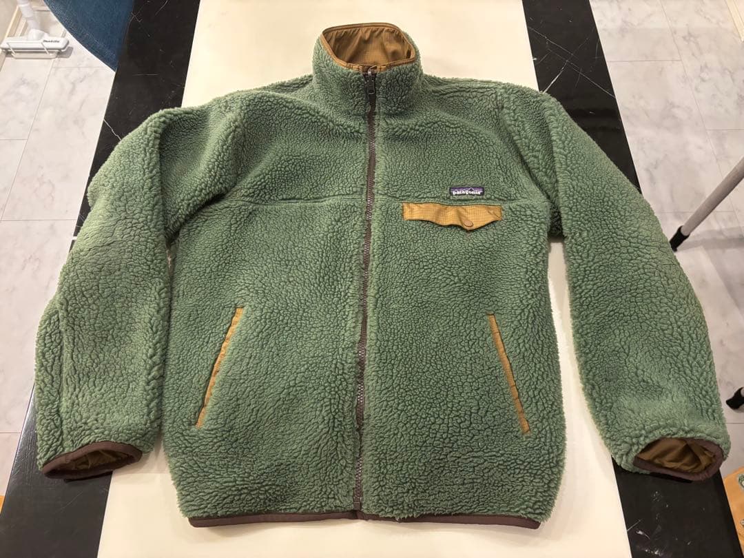 Patagonia パタゴニア　リバーシブル スナップジップジャケット　サイズS